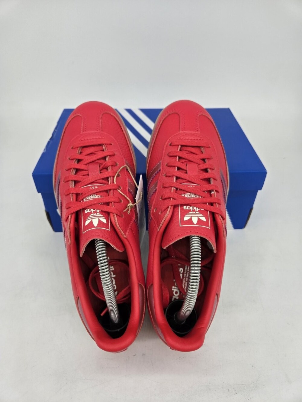 adidas Samba OG KJ6129 Pure Ruby Collegiate Red Shoes Women's Size 8 - Picture 6 of 8